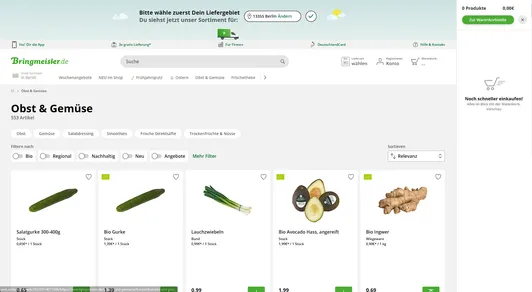 Bringmeister website